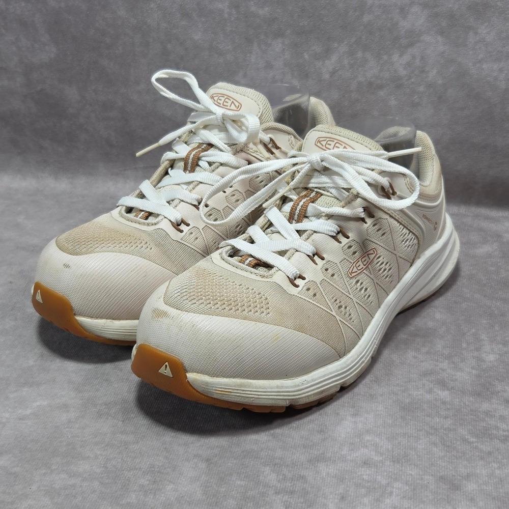Keen Utility Vista Energy Women 8.5W Carbon Toe Work Shoes Cream 1026353W